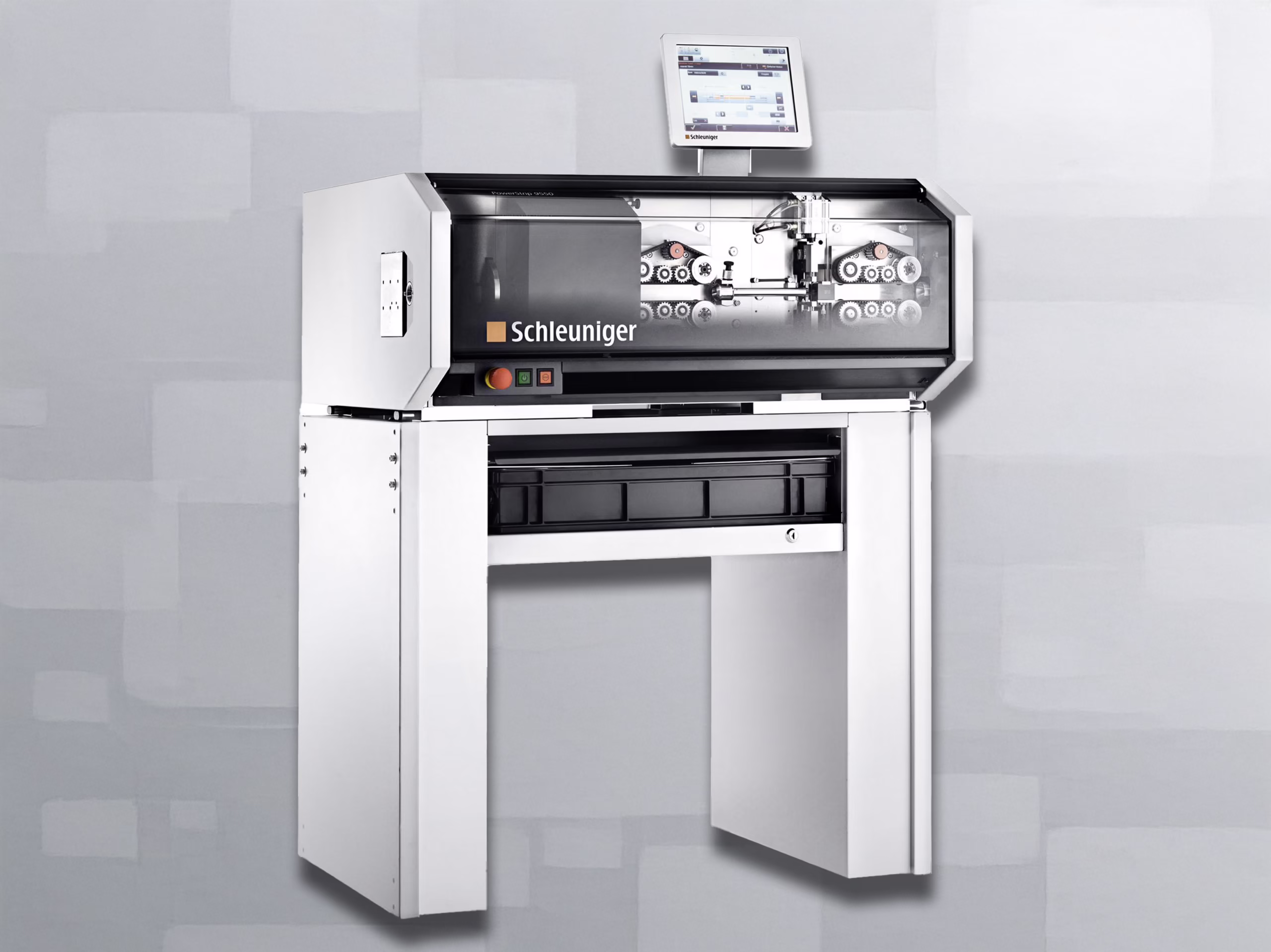 Schleuniger PowerStrip 9550 – automat do cięcia i obróbki przewodów z odwijakiem