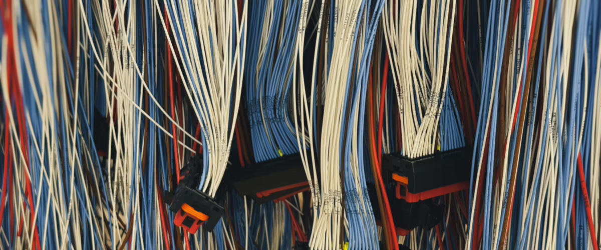 producent wiązek elektrycznych Starpol - gotowe wiązki elektryczne na wieszaku